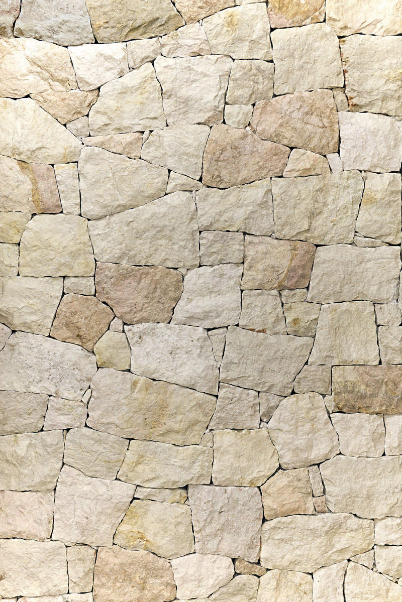 Rivestimento in pietra naturale - Muro in pietra Chiaro di Luna - marmo  bianco