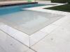 01 - Un elegante piscina a sfioro, abitare pavimenti, classica, pietra della lessinia bianca, abitazioni, lastricato, scale