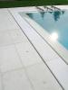 01 - Un elegante piscina a sfioro, abitare pavimenti, classical, white lessinia stone, homes, stone paving, stairs