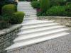 01 - Un elegante piscina a sfioro, abitare pavimenti, classical, white lessinia stone, homes, stone paving, stairs