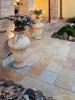 31 - I gialli, tono su tono, abitare pavimenti, textured, yellow quarzite, homes, stone paving