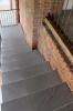 03 - Mattoni e pietra in cascina, abitare pavimenti, textured, abitare l’antico, brown quartzarenite, grey quarzarenite, homes, stone paving, stairs, all coverings