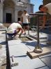 04 - Il restauro di Piazza Duomo, abitare l’antico, interventions on ancient materials, businesses and public places, stone paving, cobble paving